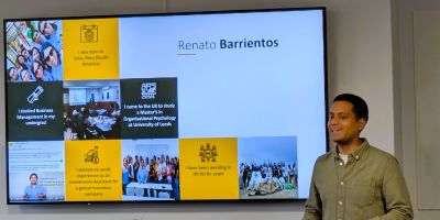 Renato offers practical advice to students for career success