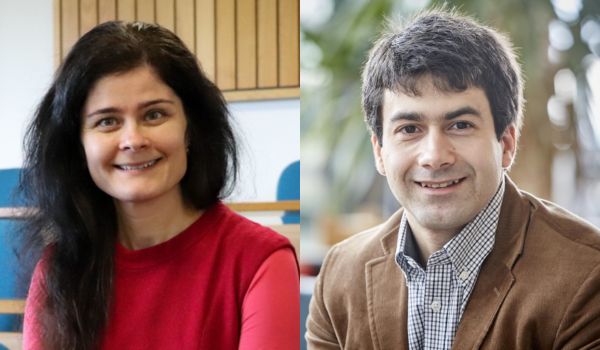 Headshots of Virág Blazsek and Danat Valizade