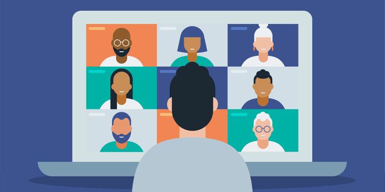 Network magazine online meeting graphic image