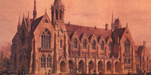 History of the Business School drawing