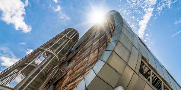 Charles Thackrah and blue sky