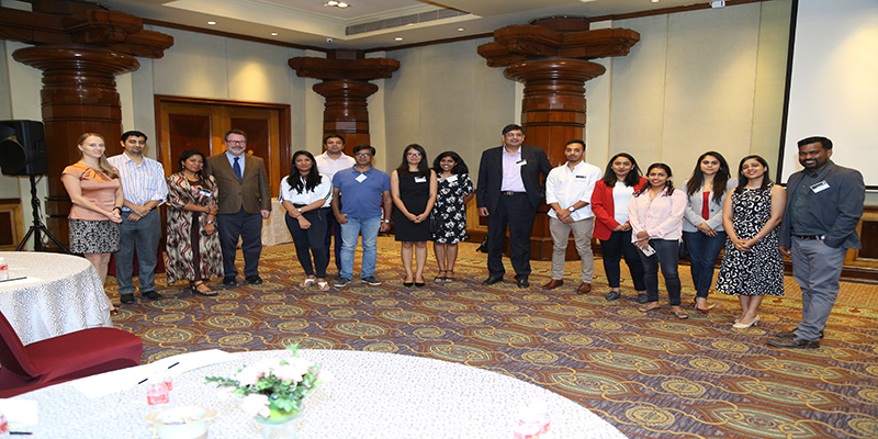 Photograph of the participants of the Bangalore alumni event