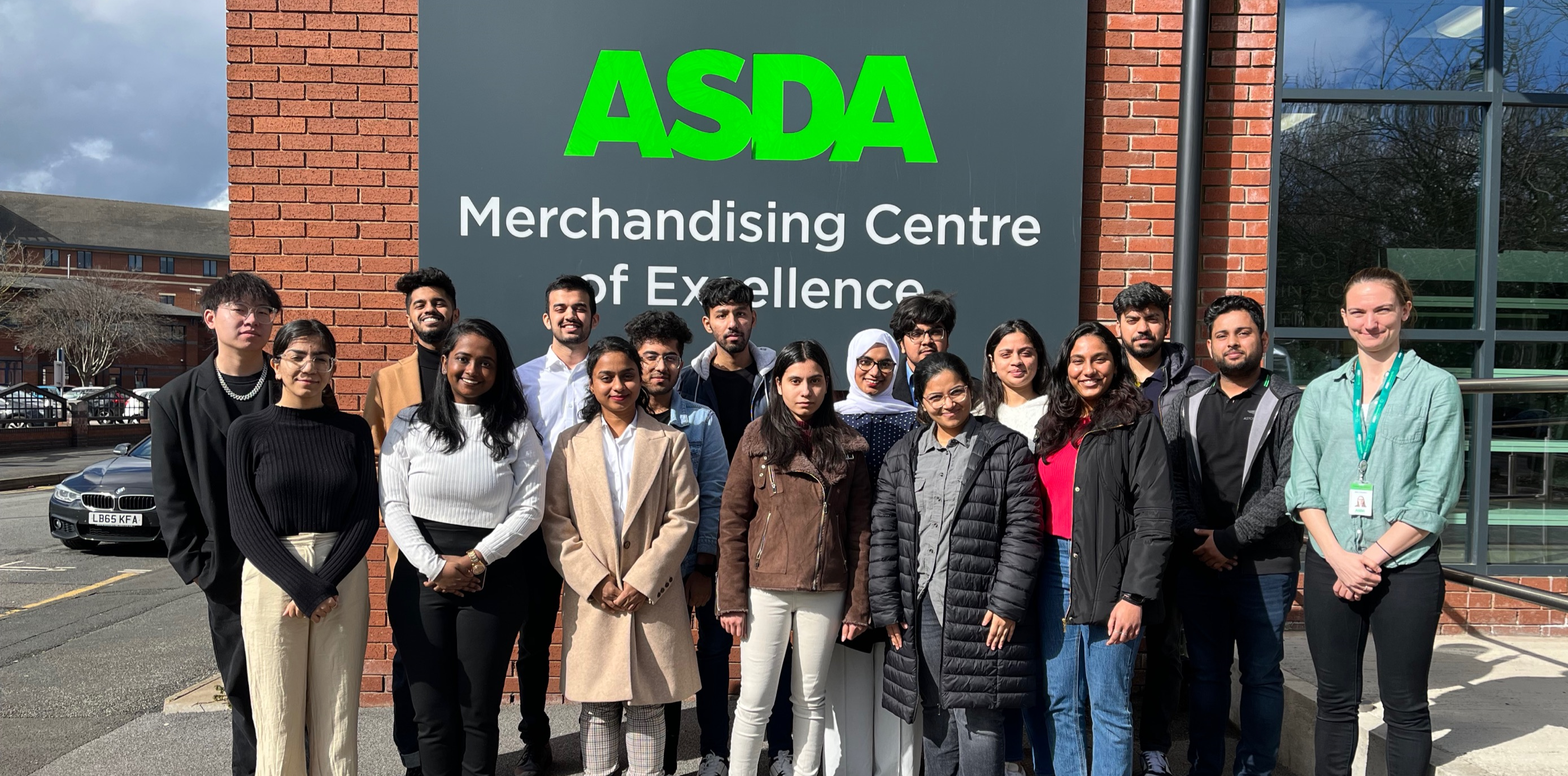 MSc management students visit ASDA Merchandising Centre of Excellence