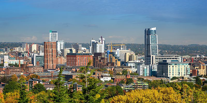 Photograph of Leeds skyline