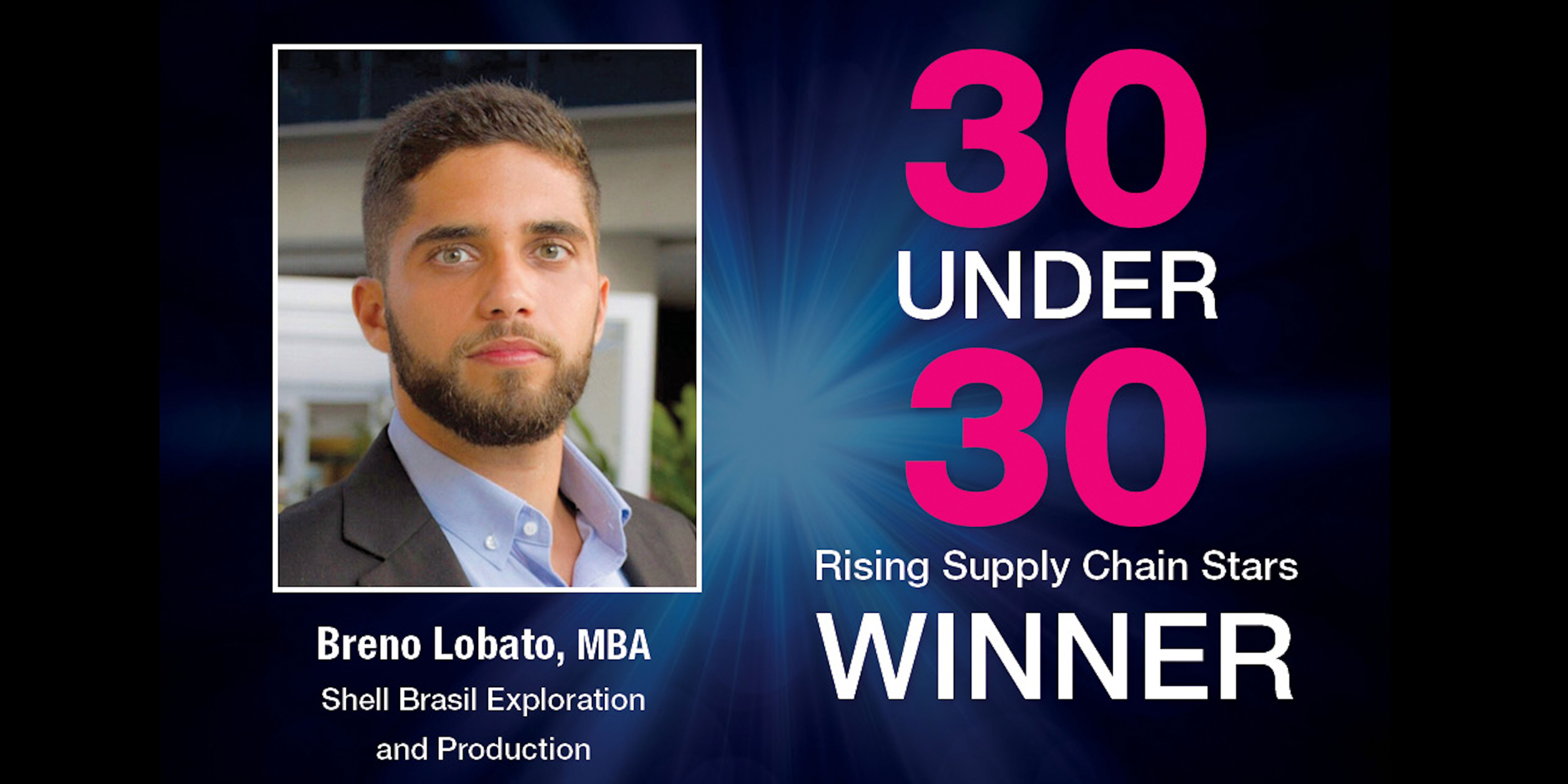 Alumnus selected as a 30 under 30 rising supply chain star