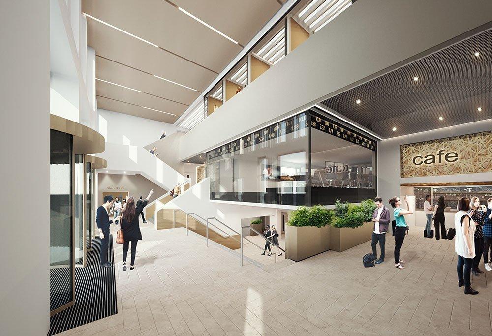 Image showing a design of the foyer of the Esther Simpson building