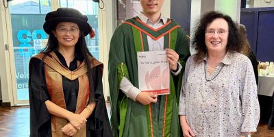 Dr Junhao Liang awarded the Tom Lupton Prize