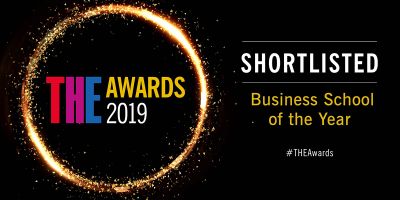 Shortlisted for THE Business School of the Year 2019