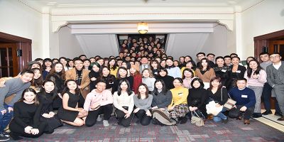 Delegates from the Shanghai alumni event