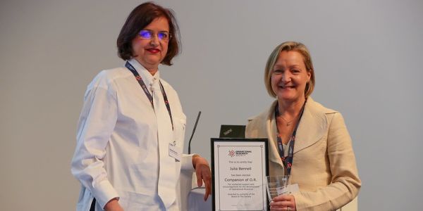 Julia Bennell receives Operation Research award