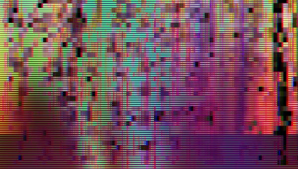 Digital glitch effect