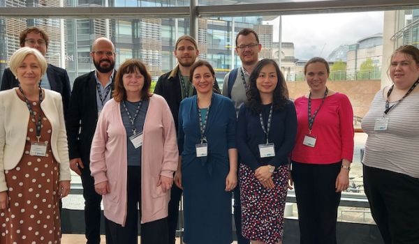 Group shot of some members of the Business School at a conference