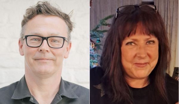 Headshots of Andy Mycock and Joe Cook