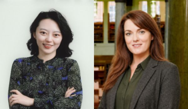 Headshots of Jiachen Shi and Clare Richardson-Barlow