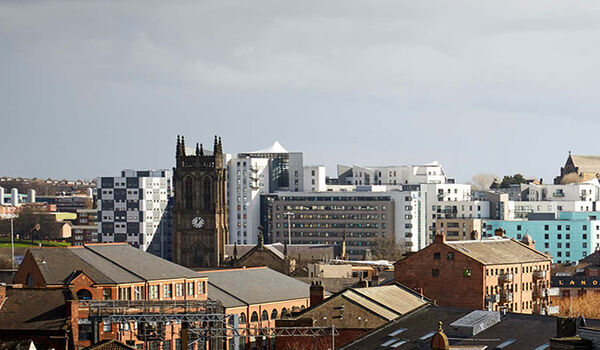 Photograph of Leeds skyline