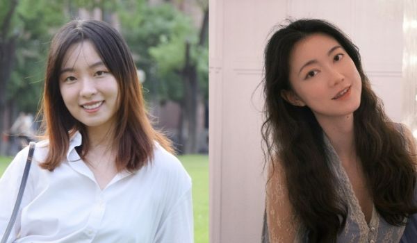 Mengyi Zhang (left) and Sabrina Lingxiao Xu (right)