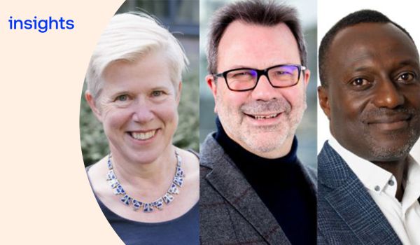 Headshots of Alice Owen, Felix Kumi-Ampofo and Gary Dymski