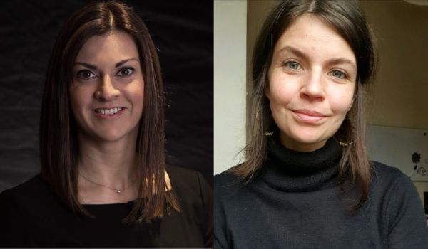 Headshots of Helen Hughes and Emma Findlay