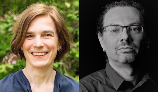 Headshots of Vera Trappmann and Dario Azzellini