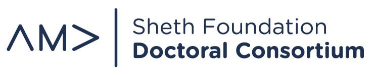 AMA Sheth Foundation Doctoral Consortium logo