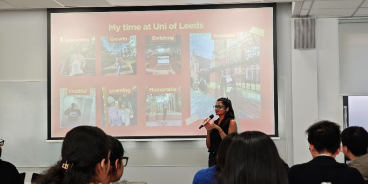 Netra inspires students with advice on building marketing experience