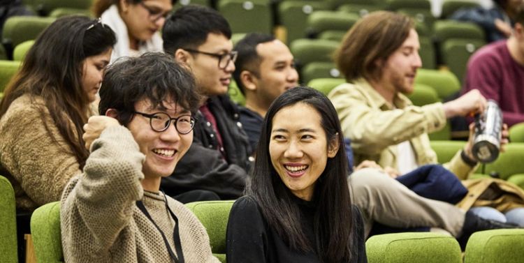 students at Executive Speaker series