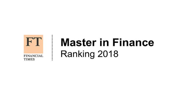 Success in FT Master in Finance Ranking 2018