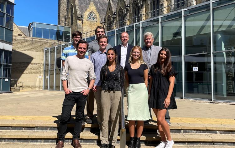 Leeds welcomes visiting faculty and students from North Carolina