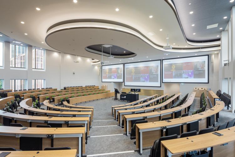 Harvard lecture theatre at The Esther Simpson building