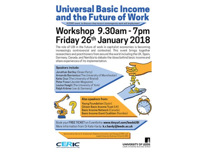 CERIC universal basic income event flyer