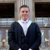 Image of alum Andreas Aas at his graduation