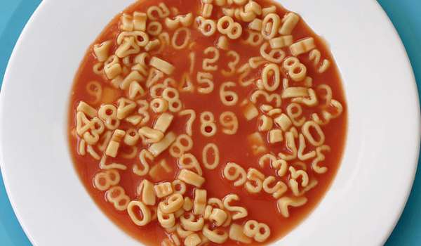 Bowl of alphabetti spaghetti