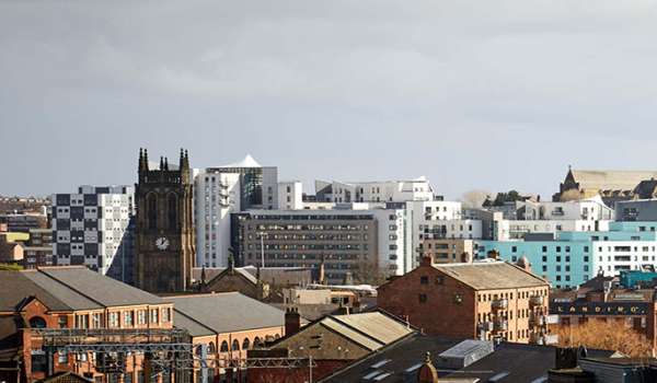 Photograph of Leeds skyline