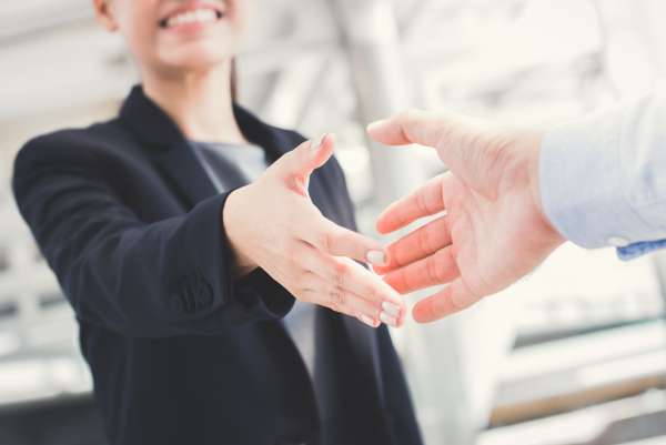 NED SMEs shaking hands